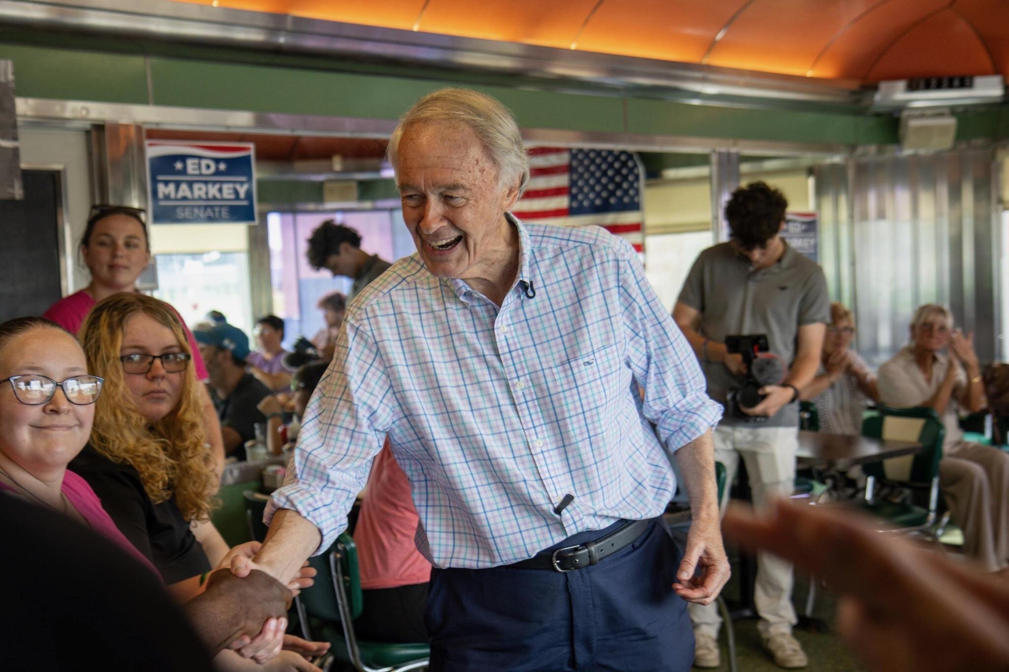 Senator Ed Markey rallied hundreds of supporters across South Shore, South Coast and the Cape on Sunday, August 9, 2026.